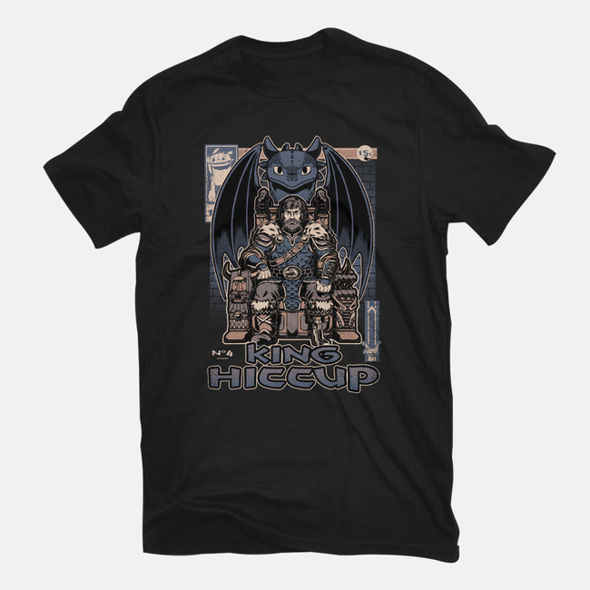 Viking Dragon King-Womens-Fitted-Tee-Studio Mootant