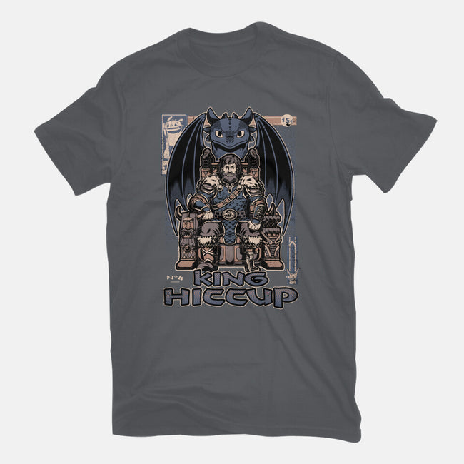 Viking Dragon King-Womens-Fitted-Tee-Studio Mootant
