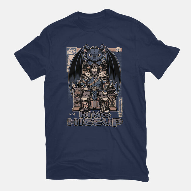 Viking Dragon King-Womens-Fitted-Tee-Studio Mootant
