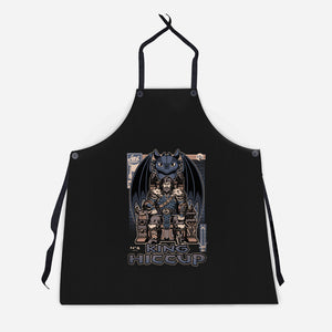 Viking Dragon King-Unisex-Kitchen-Apron-Studio Mootant