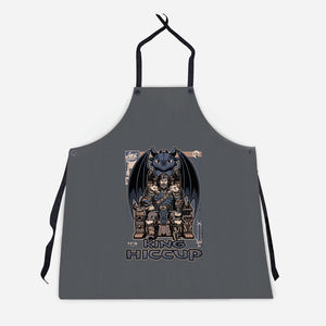 Viking Dragon King-Unisex-Kitchen-Apron-Studio Mootant