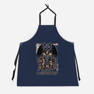 Viking Dragon King-Unisex-Kitchen-Apron-Studio Mootant
