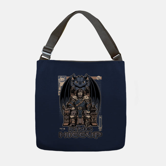 Viking Dragon King-None-Adjustable Tote-Bag-Studio Mootant