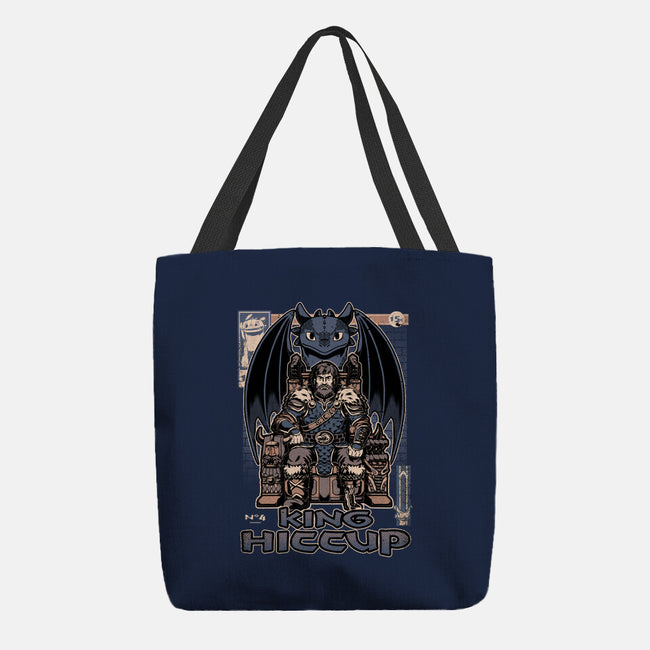Viking Dragon King-None-Basic Tote-Bag-Studio Mootant