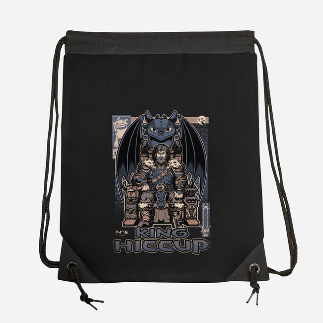 Viking Dragon King-None-Drawstring-Bag-Studio Mootant
