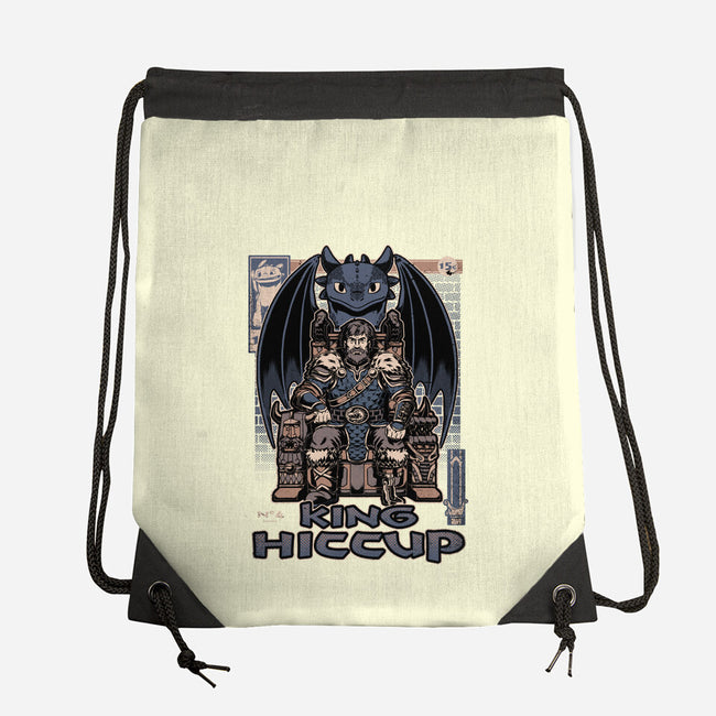 Viking Dragon King-None-Drawstring-Bag-Studio Mootant