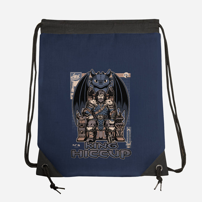 Viking Dragon King-None-Drawstring-Bag-Studio Mootant