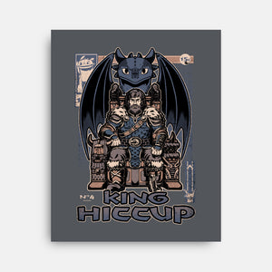 Viking Dragon King-None-Stretched-Canvas-Studio Mootant