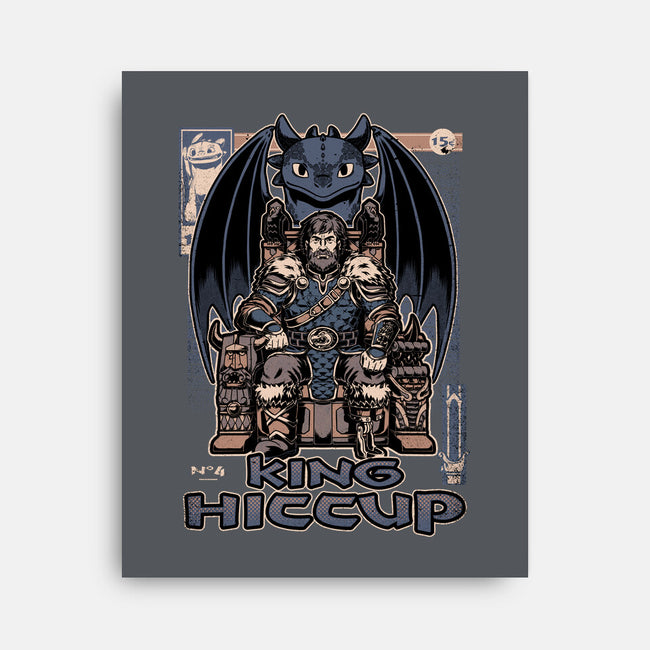 Viking Dragon King-None-Stretched-Canvas-Studio Mootant