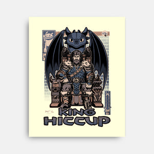 Viking Dragon King-None-Stretched-Canvas-Studio Mootant