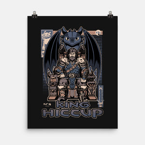 Viking Dragon King-None-Matte-Poster-Studio Mootant