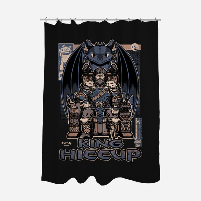 Viking Dragon King-None-Polyester-Shower Curtain-Studio Mootant