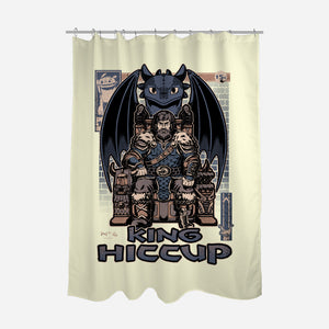 Viking Dragon King-None-Polyester-Shower Curtain-Studio Mootant