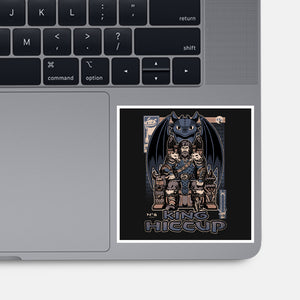Viking Dragon King-None-Glossy-Sticker-Studio Mootant