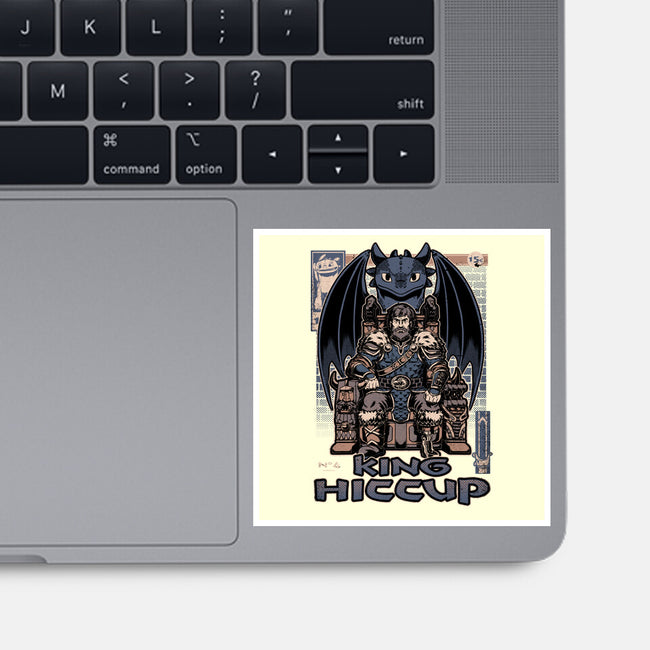 Viking Dragon King-None-Glossy-Sticker-Studio Mootant