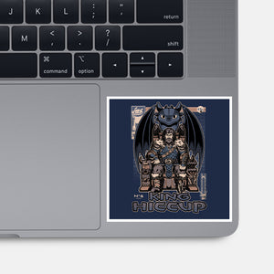 Viking Dragon King-None-Glossy-Sticker-Studio Mootant