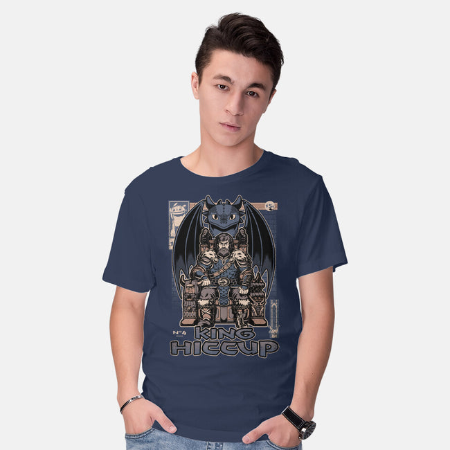 Viking Dragon King-Mens-Basic-Tee-Studio Mootant