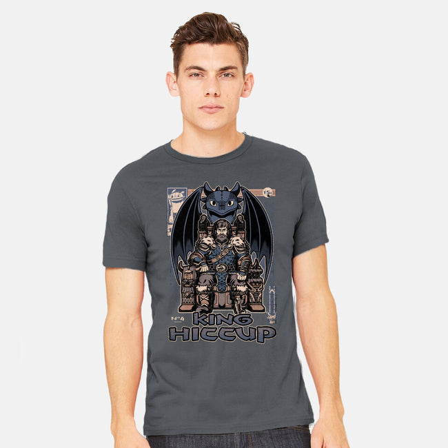 Viking Dragon King-Mens-Heavyweight-Tee-Studio Mootant