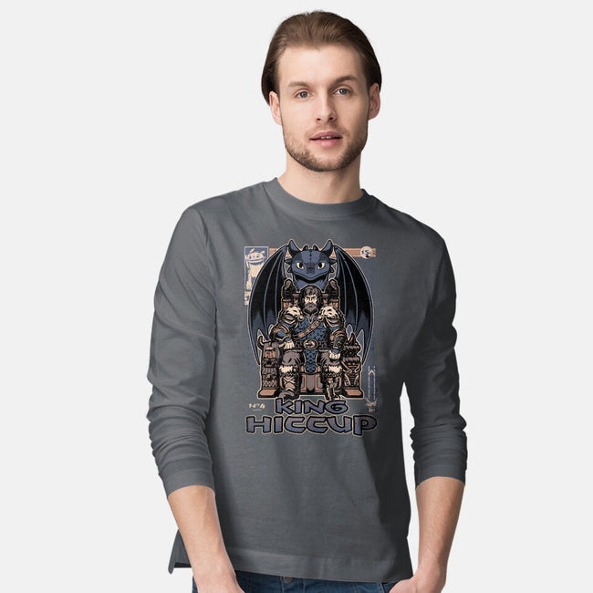 Viking Dragon King-Mens-Long Sleeved-Tee-Studio Mootant