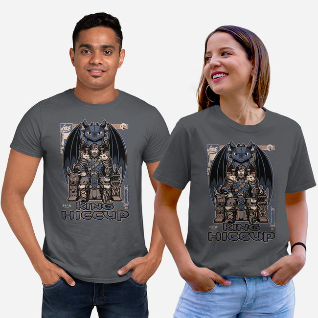 Viking Dragon King-Unisex-Basic-Tee-Studio Mootant