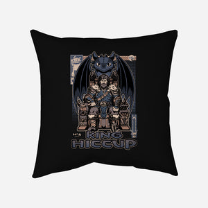 Viking Dragon King-None-Removable Cover w Insert-Throw Pillow-Studio Mootant