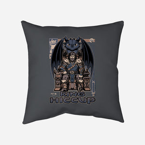 Viking Dragon King-None-Removable Cover w Insert-Throw Pillow-Studio Mootant