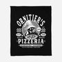 The Ornitier Pizzeria Grunge-None-Fleece-Blanket-LAGELANTEE