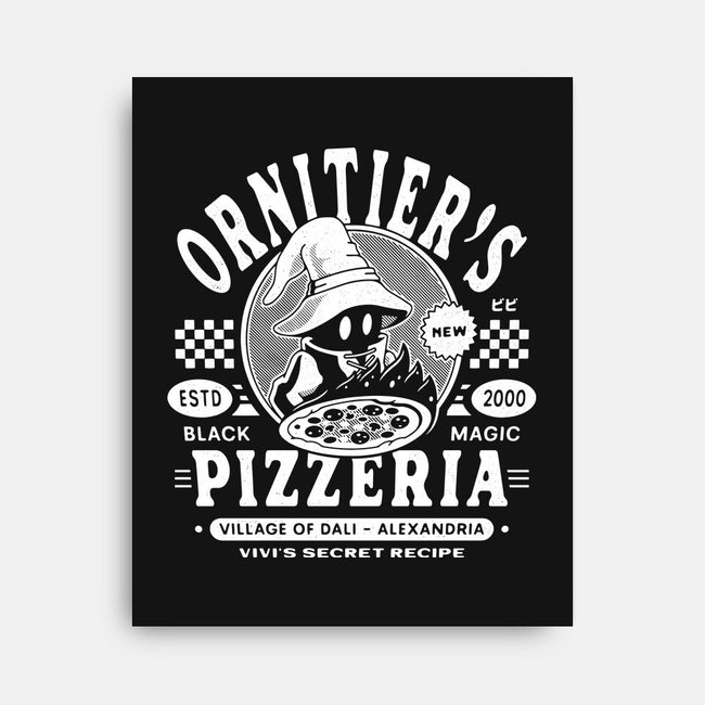 The Ornitier Pizzeria Grunge-None-Stretched-Canvas-LAGELANTEE