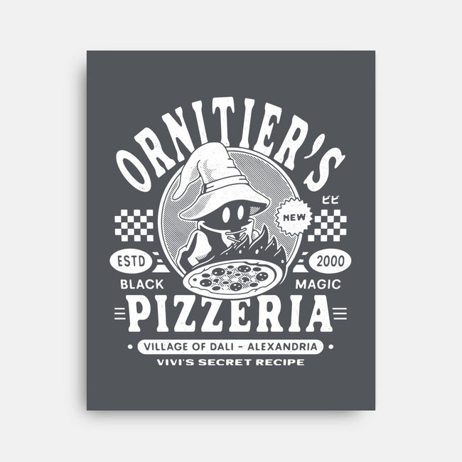 The Ornitier Pizzeria Grunge-None-Stretched-Canvas-LAGELANTEE