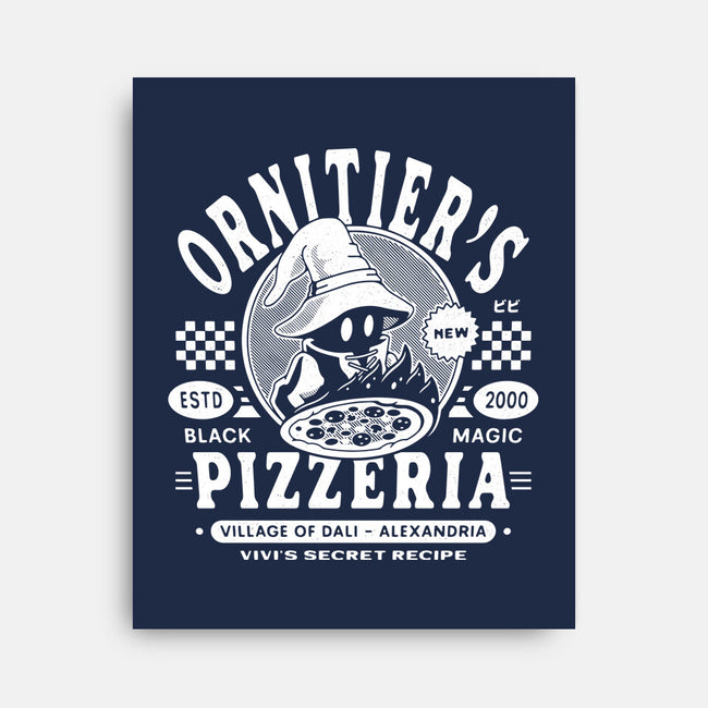 The Ornitier Pizzeria Grunge-None-Stretched-Canvas-LAGELANTEE