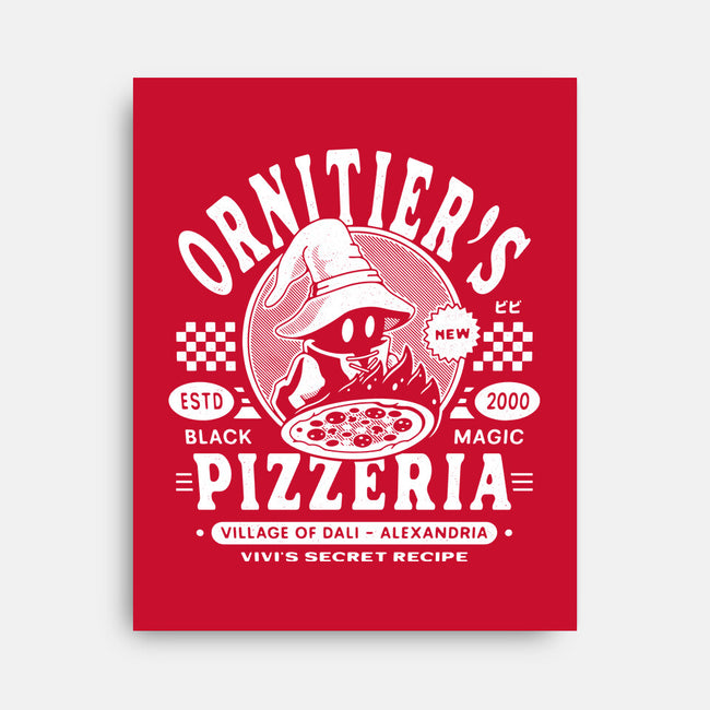 The Ornitier Pizzeria Grunge-None-Stretched-Canvas-LAGELANTEE