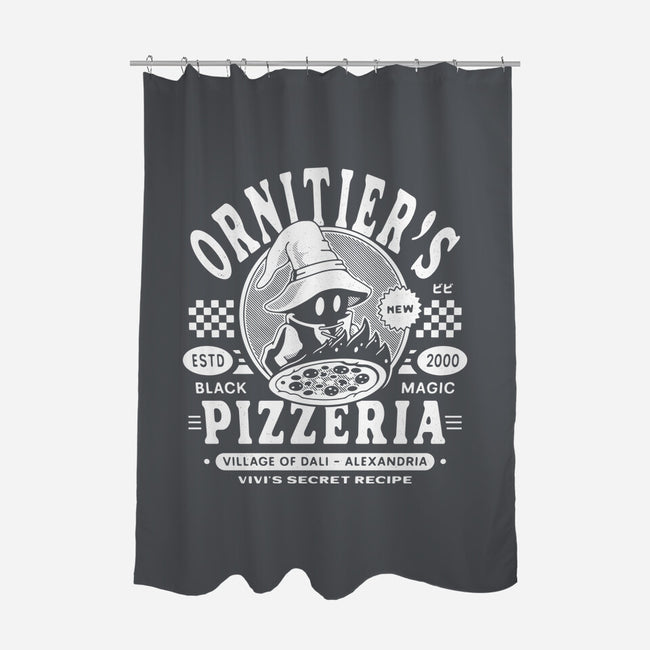 The Ornitier Pizzeria Grunge-None-Polyester-Shower Curtain-LAGELANTEE