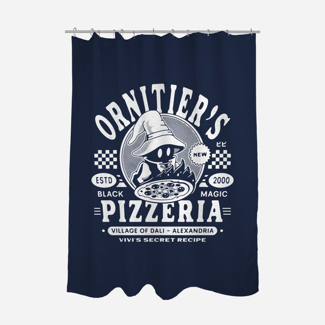 The Ornitier Pizzeria Grunge-None-Polyester-Shower Curtain-LAGELANTEE