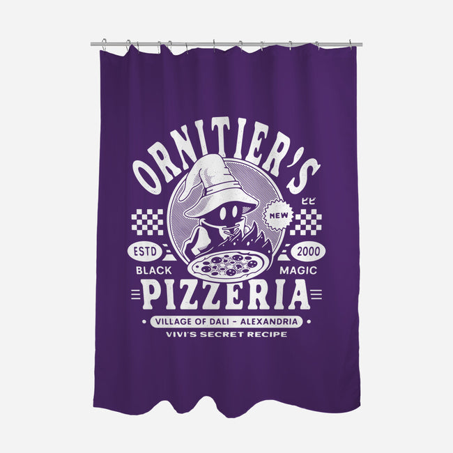 The Ornitier Pizzeria Grunge-None-Polyester-Shower Curtain-LAGELANTEE
