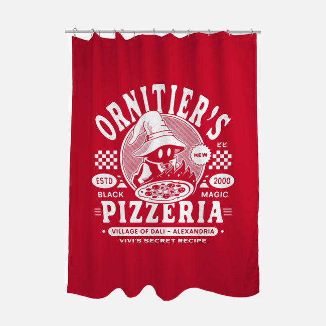 The Ornitier Pizzeria Grunge-None-Polyester-Shower Curtain-LAGELANTEE