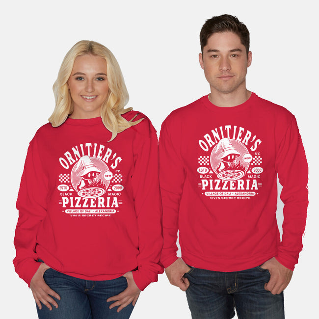 The Ornitier Pizzeria Grunge-Unisex-Crew Neck-Sweatshirt-LAGELANTEE