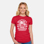 The Ornitier Pizzeria Grunge-Womens-Fitted-Tee-LAGELANTEE