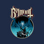 Dracula Ghost-Womens-Fitted-Tee-demonigote