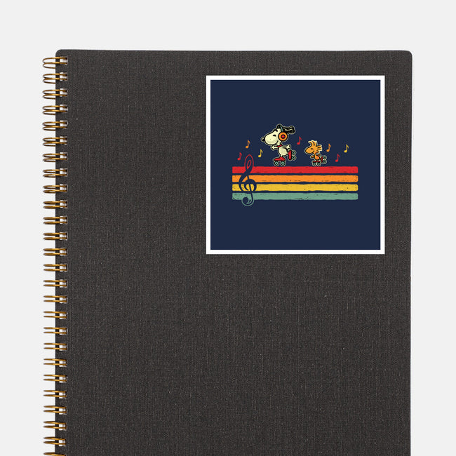 Retro Beats-None-Glossy-Sticker-erion_designs