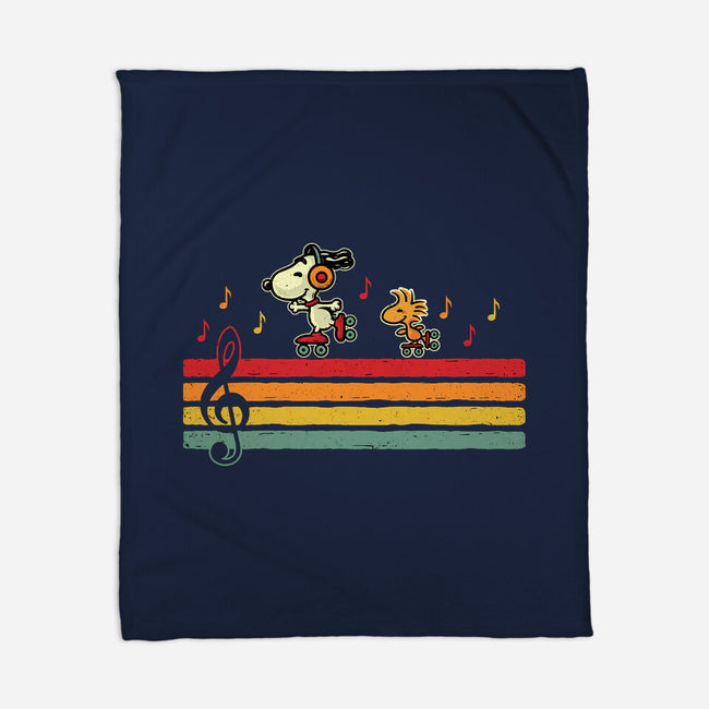 Retro Beats-None-Fleece-Blanket-erion_designs