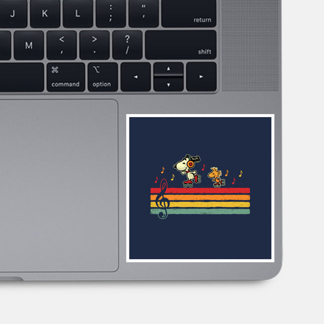 Retro Beats-None-Glossy-Sticker-erion_designs