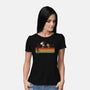 Retro Beats-Womens-Basic-Tee-erion_designs