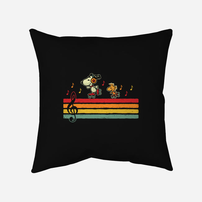 Retro Beats-None-Removable Cover w Insert-Throw Pillow-erion_designs