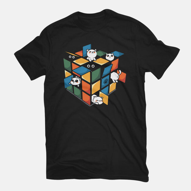 Rubiks Cats-Womens-Fitted-Tee-erion_designs