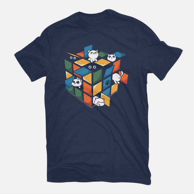 Rubiks Cats-Womens-Fitted-Tee-erion_designs
