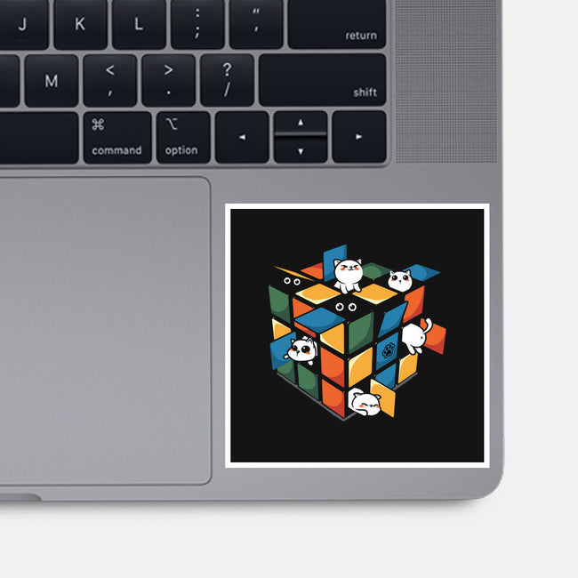 Rubiks Cats-None-Glossy-Sticker-erion_designs