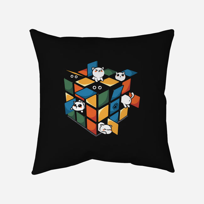 Rubiks Cats-None-Removable Cover w Insert-Throw Pillow-erion_designs