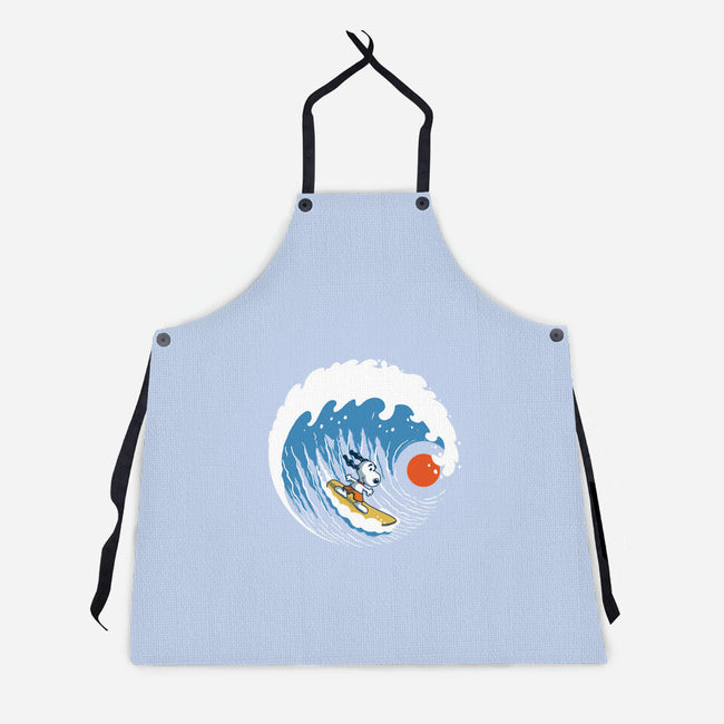 Big Wave Adventure-Unisex-Kitchen-Apron-erion_designs