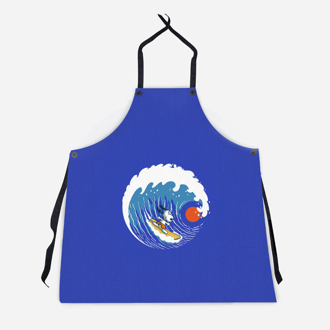 Big Wave Adventure-Unisex-Kitchen-Apron-erion_designs