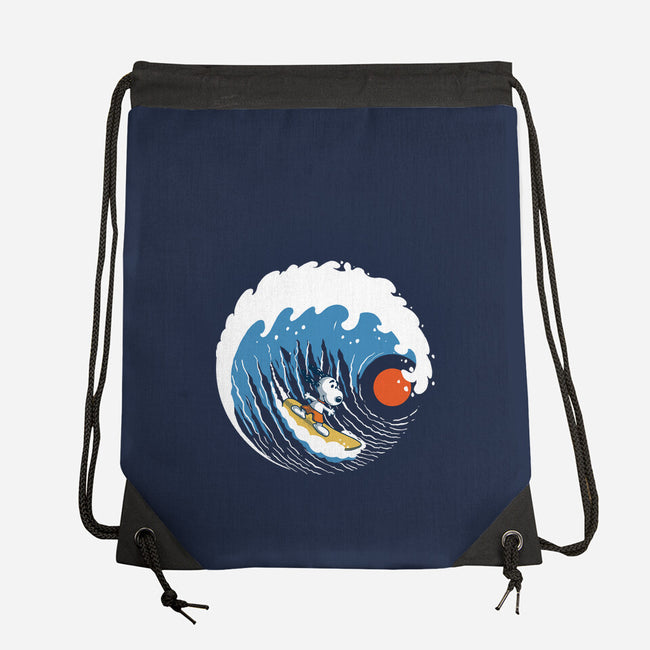 Big Wave Adventure-None-Drawstring-Bag-erion_designs